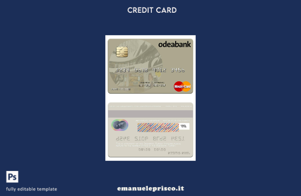 modello maastercard Odeabank Turchia stile verificato